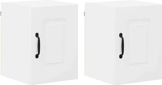 vidaXL Kitchen Wall Cabinet with Shelf 2 pcs White 30 x 31 x 40 cm vidaXL