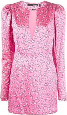 Rotate Silky Woven Mini Cutout Dress