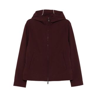 Emporio Armani Nylon Blouson Jacket - male - Emporio Armani - Hoodies - Red - L - Sweatshirts & Hoodies