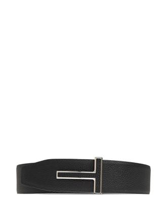 Tom Ford T-buckle belt - Zwart