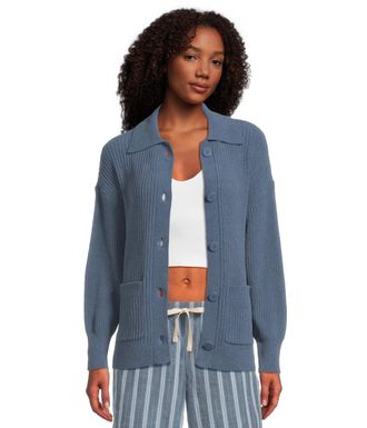 UGG Womens Junipher Cardigan Lite, Desert Blue, XS