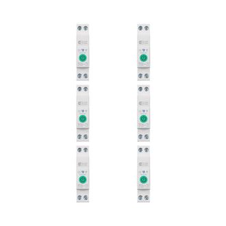 OEM Interruptores Autom&aacute;ticos Tuya Smart Wifi 1p+n De 63 A Para Montaje En Riel Din Con Estad&iacute;sticas El&eacute;ctricas, Compatibles Con El Control Remoto Por Voz