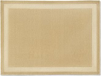 Castlery Tan France Isha Area Rug by Castlery, Sand, 9 x 12, 100% New Zealand Wool, Home Decor