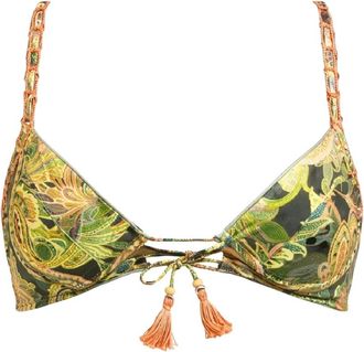 Del Maar Akana Double-Sided Bikini Top - Dames - Bikinis - Groen - M - Badmode