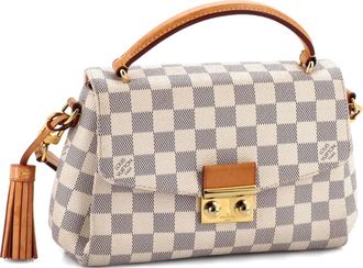 Louis Vuitton Croisette Handbag Damier crossbodytas - Wit