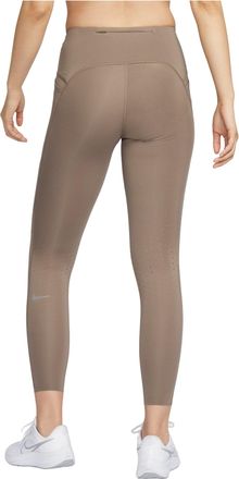 Nike (WMNS) Nike Swift High-Waisted 7/8 Running Leggings with Pockets Mink Brown HJ2253-233
