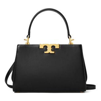 Tory Burch Tassen, Dames, Zwart, ONE Size, Leer, Eleanor Mini Satchel Tas