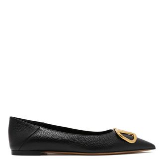 Valentino Ballerinas, female, Black, Size: 11 US Flat Shoes