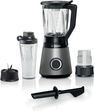 Bosch Serie 4 Mmb6177s Licuadora 1,5 L Batidora De Vaso 1200 W Negro, Plata