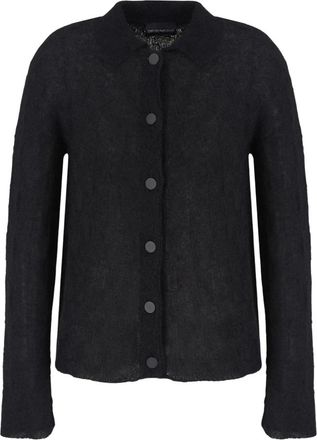 Emporio Armani Stijlvol Vest - Heren - Vesten - Zwart - M - Truien & Vesten
