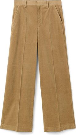 Mango Wide Leg Corduroy Pants in Ochre at Nordstrom Rack, Size 10