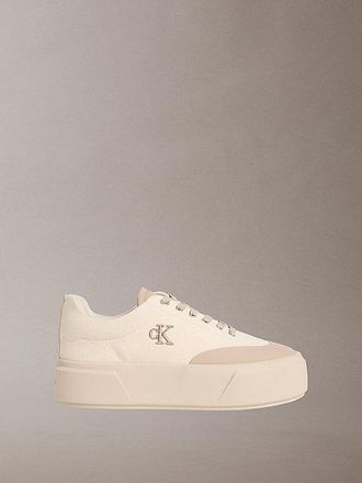 Calvin Klein Sienna - Canvas logo-plateausneakers