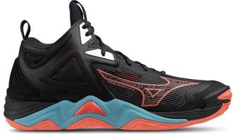 Mizuno Mens Wave Momentum 3 Mid - Volleyball Shoes Neon Flame Size 10.0