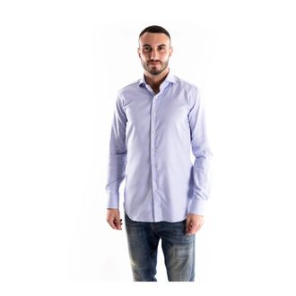 Xacus Camicia Senza Stiro con Collo Francese - - Shirts - Uomo - Blu - M