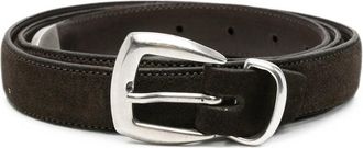 Eraldo Suede Buckle-fastening Belt
