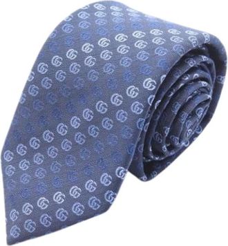 Gucci Pre-owned Cravat - Heren - Vintage Accessoires - Blauw - ONE Size - Vintage