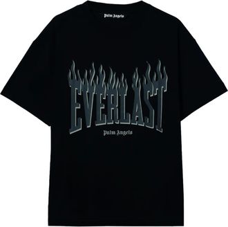 Palm Angels x Everlast T-shirt con stampa - Nero