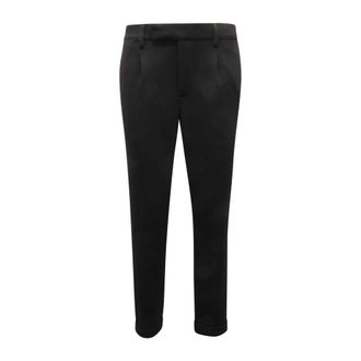 Officina36 Textu Trousers - male - Officina36 - Suit Trousers - Black - S - Trousers
