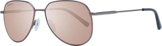 Serengeti Eyewear Bronzen Ronde Zonnebril met Gepolariseerde Lenzen - unisex - Zonnebrillen - Grijs - ONE Size - Accessoires