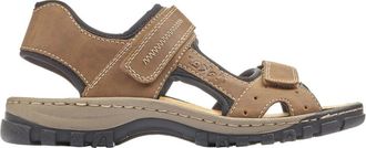 Rieker Casual Open Platte Sandalen - Heren - Sandalen - Bruin - 42 EU - Schoenen