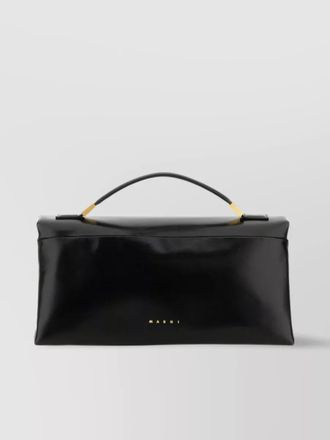 Marni prisma leather shoulder bag