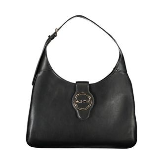 Valentino Shoulder Bags, female, Black, Size: ONE SIZE Circle Logo Shoulder Bag
