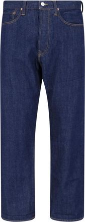Polo Ralph Lauren Blue Heritage Medium Rise Five-Pocket Straight-Leg Jeans