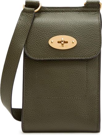 Mulberry Anthony Mini Grained Leather Pouch - Green - One Size