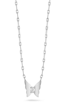 Glaze Jewelry Sterling Silver Butterfly Necklace