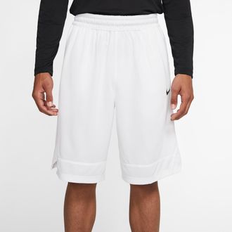 Nike Mens Dri-FIT Icon Basketball Shorts in White | AJ3914-100