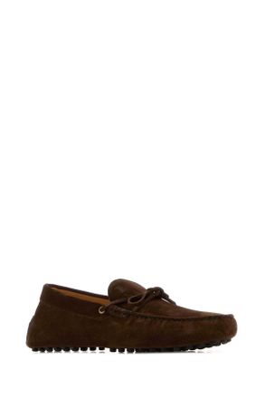 Tod's Mens Brown Suede Loafers Marrone Mocassini