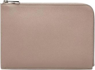 Louis Vuitton Pre-owned Pochette Jour PM Leren Clutch Tas - Dames - Vintage Clutch - Beige - ONE Size - Leer - Vintage
