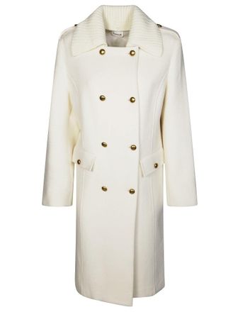 P.A.R.O.S.H. Tailored Double-Breasted Wool Coat