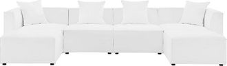 ModWay Saybrook Outdoor Patio Upholstered 6-Piece Sectional Sofa