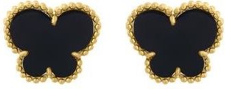 Effy Onyx Clover Stud Earrings in Black at Nordstrom Rack