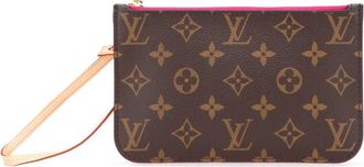 Louis Vuitton Monogram Brown Pvc Leather Pouch (Pre-Owned)