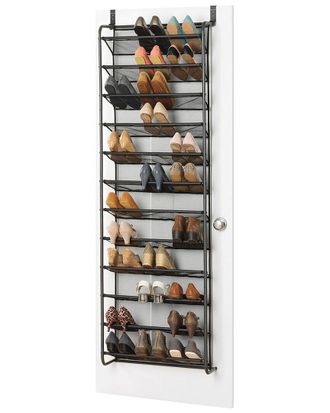 Whitmor 36-Pair Over-The-Door Shoe Rack