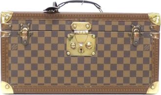 Louis Vuitton Brown Coated Canvas Wash Bag (Pre-Owned)