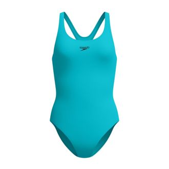 Speedo Dames Medalist Effen Endurance+ E&eacute;nstuk Badhuis (Lichtblauw)