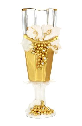 Mark Roberts Elegant Gilded Vase in White at Nordstrom