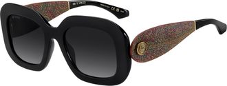 Etro 0141/G/S 807/9O Womens Sunglasses Black Size 52