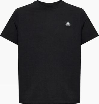 Moose Knuckles Mens Crescent T-Shirt Black - Size: 44