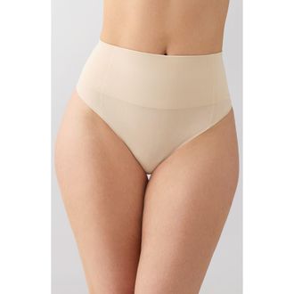 Wacoal Smooth Series Shaping Thong in Sand at Nordstrom, Size X-Large