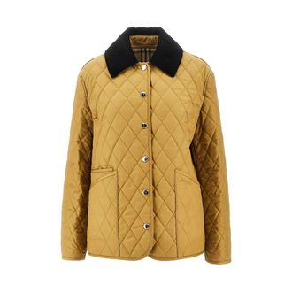 Burberry Dranefeld Jacket - female - Burberry - Light Jackets - Yellow - XS - Jackets