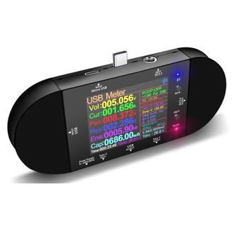OEM Probador Ud24 Dc Usb Tipo-c - Volt&iacute;metro Digital - Amper&iacute;metro - Detector De Voltaje - Para Huawei Xiaomi Pd - Carga R&aacute;pida