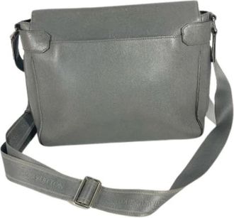 Louis Vuitton Pre-owned Messenger Bag - unisex - Vintage Schoudertas - Grijs - ONE Size - Leer - Vintage