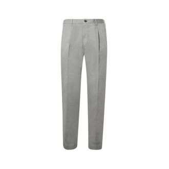 Incotex Button Broeken - Heren - Chinos - Grijs - M - Katoen - Broeken