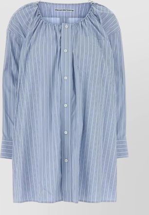 Alexander Wang embroidered poplin shirt dress