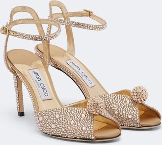 Jimmy Choo London Sacora crystal-embellished sandals