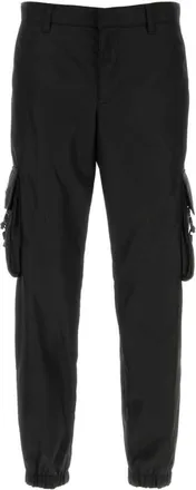 Prada Black Regular Cargo Pants